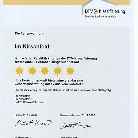 Appartement Im Kirschfeld - 5* *